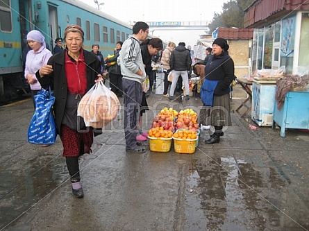 Fruit Vendor in Turkestan (Kazakhstan)
