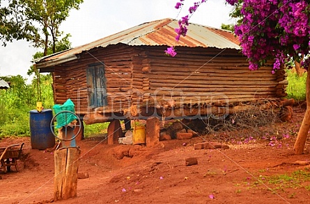 African log cabin