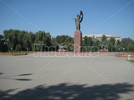 Revolution square, Bishkek (Kyrgyzstan)