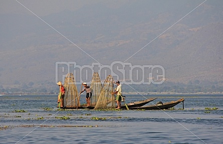 Fishing on Inle Lake