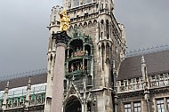 Neues Rathaus courtyard and Glockenspiel