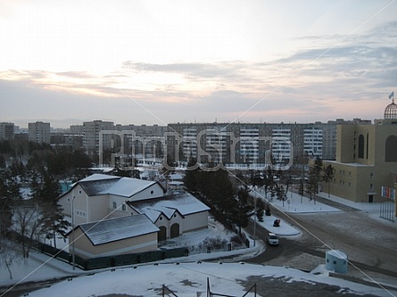 Pavlodar (Kazakhstan) in winter