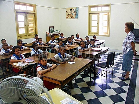 Cuban classroom