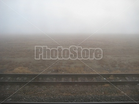Hazy Skies on the way to Turkestan (Kazakhstan)