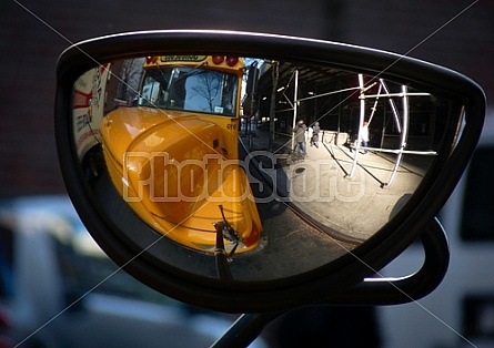 School Bus Reflection