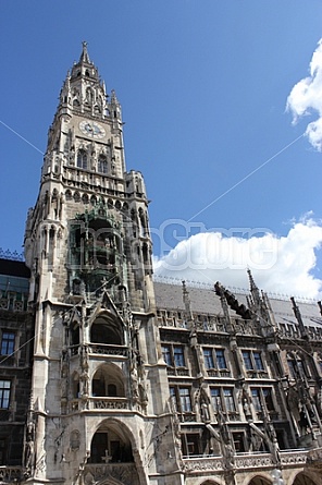Neues Rathaus courtyard and Glockenspiel