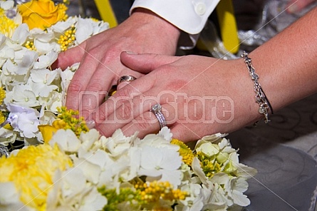 Yellow Roses and a couple