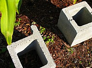 broken brick on the ground