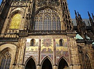 Artwork on Prague Cathedral