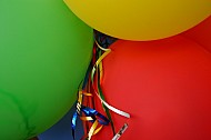 balloons and ribbon