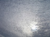 sun behind the clouds