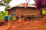 African log cabin