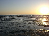sunset at the Caspian Sea