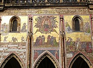 artwork at Prague Cathedral