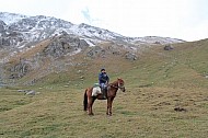 kyrgyz horse rider