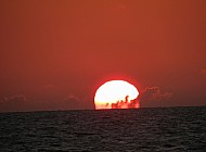 sunset in the Gulf of Mexico