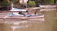 Boats and Fishermen near Loay port Bohol