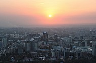 sunset in Almaty (Kazakhstan)