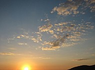 Sunset at lake Malawi (Cape Maclear)