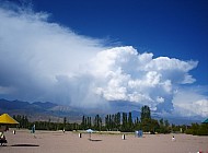 Storm Over Kyrgyz Mountains