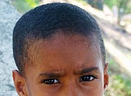 portrait of a Cuban boy