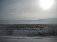 on the way from Almaty to Bishkek