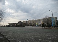 Main square in Turkestan (Kazakhstan)