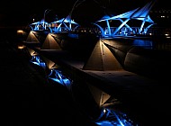 Tempe Town Lake at night