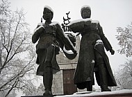 Statue of Soviet women, Almaty Kazakhstan