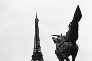 Checking out the Eiffel Tower