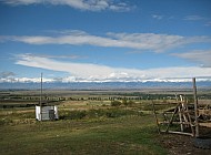 mountain view in Karakol (Kyrgyzstan)