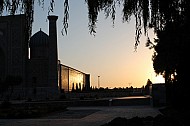 The Registan by night, Samarkand (Uzbekistan)
